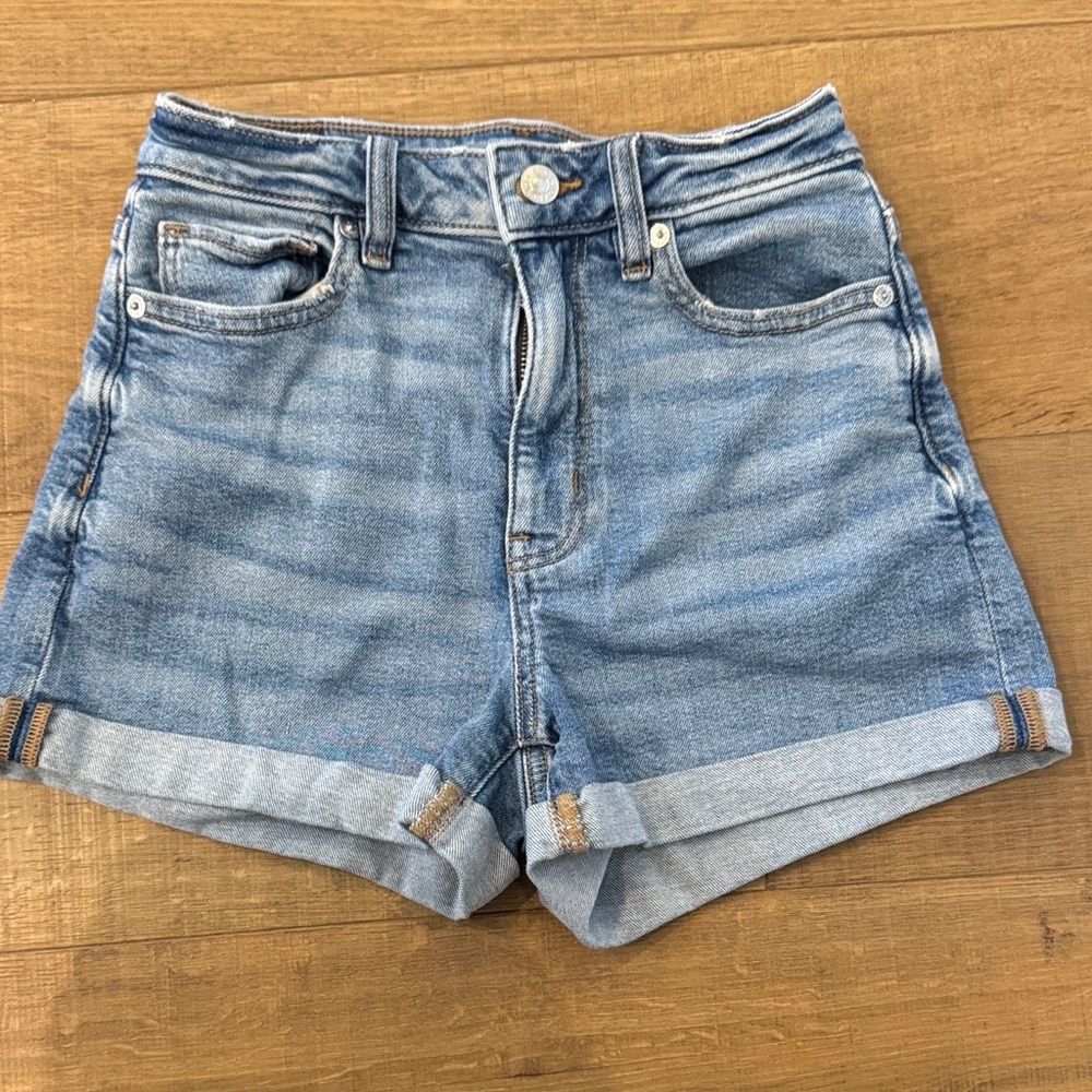 American Eagle Outfitters Light Blue Jean Shorts